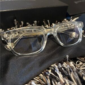Chrome Hearts Vagillionaire Glasses Transparent S Frame (Lens Anti Blue)